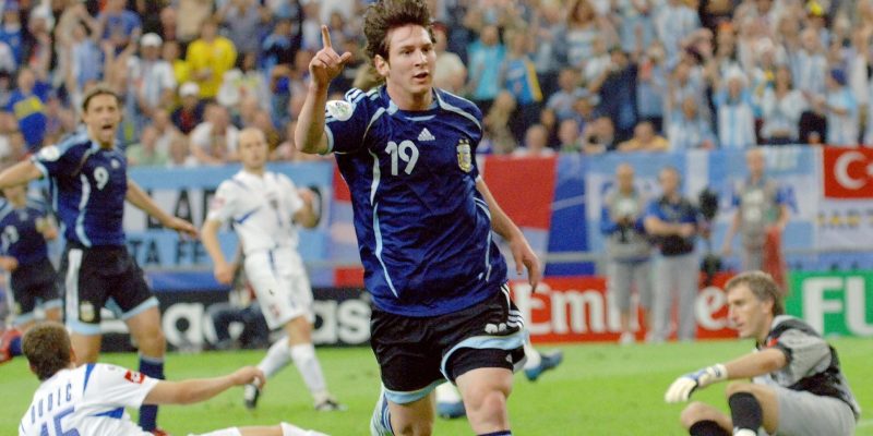 messi 2006 world cup